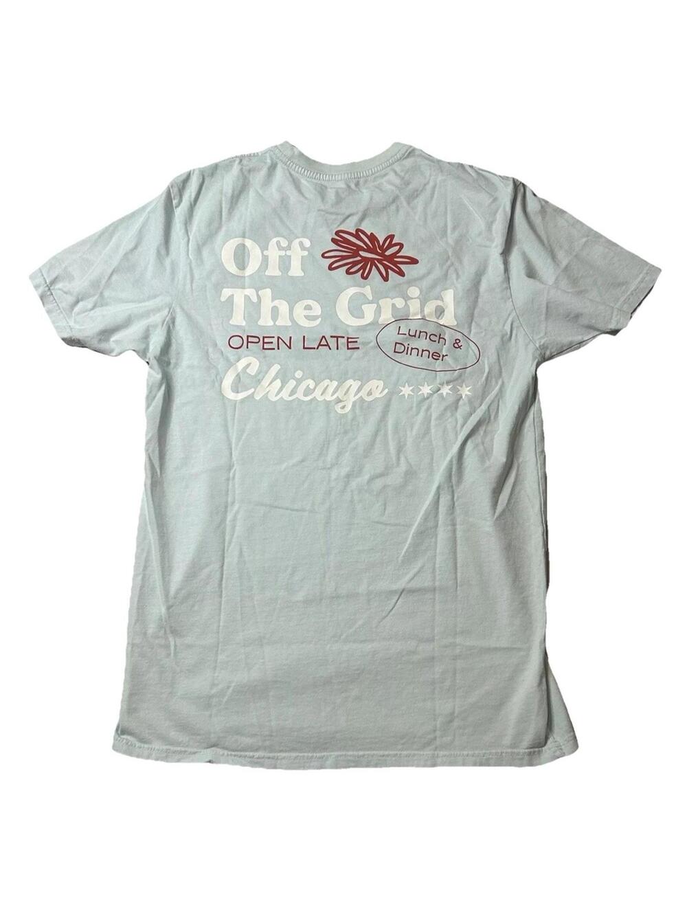 John Summit Off The Grid Records Chicago Blue Shirt Medium